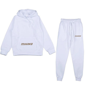 ชุดวอร์มของผู้ชายผ้าฝ้าย100% โอเวอร์ไซส์ออกแบบโลโก้ได้ตามต้องการ - Product Image 6