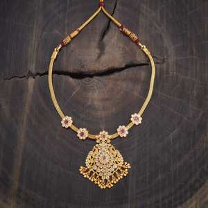 Handmade Silver Temple Necklace-Cultural Collectible Jewelry - Product Image 2