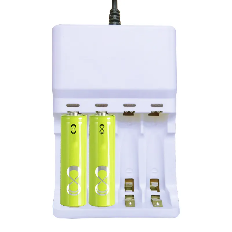 Chargeur de batterie USB AA AAA universel 4 fentes ni mh 1,2v chargeur de batterie NIMH intelligent Rechargeable