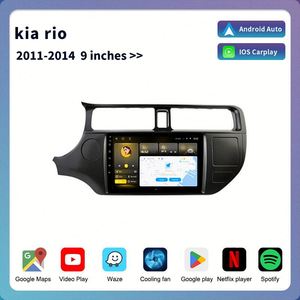 Lecteur d'autoradio Applicable au GPS Kia Rio CarPlay Android Auto - Product Image 2