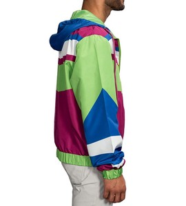 Chaqueta Cortavientos Impermeable de Poliéster y Nailon con Cremallera para Hombre, Estilo Urbano, Fabricante de Chaquetas Personalizadas, Gran Venta - Product Image 4