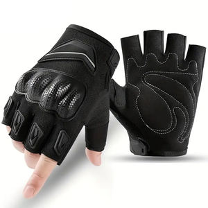 Outdoor Sports <b>Gloves</b>, Non-slip Wear-resistant Half-finger Touchscreen Motorcycle Riding <b>Fingerless</b> <b>Gloves</b> BY AMAZING INDUSTRIES - Product Image 2