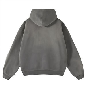 Los fabricantes profesionales hicieron que los hombres con lavado ácido Sudaderas con cremallera Street Wear Style Acid Wash Zipper Hoodie - Product Image 2