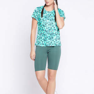 Camiseta de Manga Corta para Mujer, Sublimada, al por Mayor, de Lona, con Estampado Veraniego para la Temporada de Invierno - Product Image 6