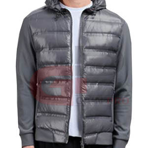 2025 hybride doudoune grande taille hiver chaud veste nouveau Design mode Style hommes personnalisé hybride doudoune - Product Image 1