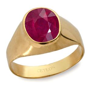 NOVAMART Fine Certified Natural <b>Ruby</b> Manik Gemstone <b>Rings</b> <b>for</b> Gift Occasions Wholesale Export - Product Image 1