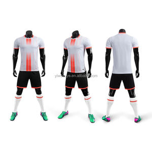 Ensemble de maillots de football pour adultes, respirant, séchage rapide, haute qualité, 100% polyester, personnalisable - Product Image 6