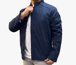Chaqueta de Motociclista Vintage Casual para Hombre Bearfit, 100% Algodón, Corte Ajustado, Ecológica, Resistente al Viento, Transpirable, con Cremallera, Servicio OEM - Product Image 6