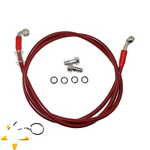Manguera de Freno Flexible de Acero Hidráulico AN3 Universal M10 para Motocicleta y Automóvil, Línea de Embrague de Freno, Manguera Flexible de Aceite Trenzada con Recubrimiento de PU - Product Image 1
