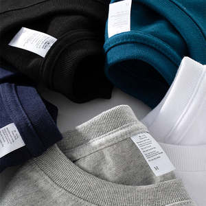 เสื้อยืดผ้าฝ้าย100% 180กรัมขนาดใหญ่พิเศษสำหรับผู้ชายเสื้อยืดธรรมดาสำหรับฤดูร้อน - Product Image 2