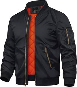 Blousons Homme-Blouson Bomber Automne Hiver Chaud Coupe-Vent Full Zip Casual Manteaux Rembourrés - Product Image 1