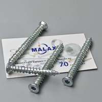 Vis de terrasse MALAXY 7,5 mm / Vis Torx en métal pour bois, fournisseur chinois, personnalisées, zinguées, plates et rondes, 6 mm-100 mm