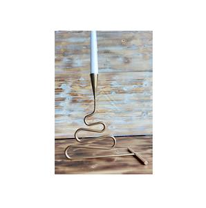 Bougeoir votif en métal robuste avec charme antique pour la décoration de Noël de style gothique Intérieurs de château Esthétique médiévale - Product Image 2