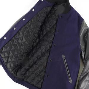 2023 prix de gros approvisionnement d'usine bouton couvert femmes Letterman vestes outwear patchs broderie Logo vestes homme P - Product Image 3