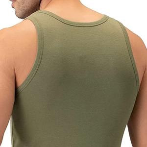 Camiseta sin Mangas con Estampado a Cuadros de Secado Rápido, Ecológica y Personalizada, de Alta Calidad, Ajustada, de Poliéster/Algodón Acanalado, para Gimnasio, Entrenamiento, Ropa Deportiva Urbana para Hombre - Product Image 6