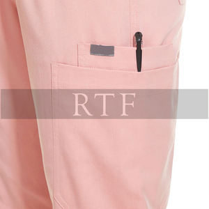 Juego de uniformes de enfermería personalizados Unisex, superventas, opción de talla grande, elástico, transpirable, para mujeres, Jogger, otoño, Spandex médico, Hospital - Product Image 6