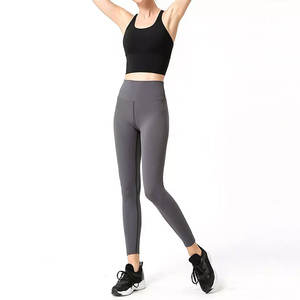Leggings de gymnastique en coton pour femmes avec soutien-gorge Yoga ensemble 2 pièces vêtements de sport respirants à séchage rapide de haute qualité pour le Fitness 2026 - Product Image 1