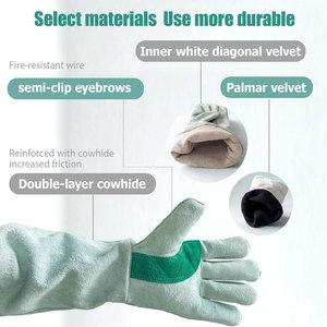 Guantes de Seguridad para Protección Contra Riesgos Térmicos y Mecánicos, Aislados con Tecnología de Protección Térmica Anticorte, para Uso en Exteriores en las Cuatro Estaciones - Product Image 3