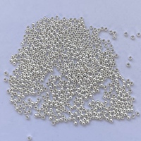 Perles Rondes Sans Soudure en Argent Sterling 925 de 2mm 3mm pour la Fabrication de Bijoux, Fermoirs, Apprêts et Accessoires Dorés