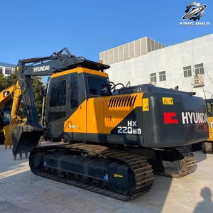 Excavatrice Hyundai 220 d'occasion, machine de construction, prix bas, équipement lourd d'occasion, excavatrice sur chenilles d'occasion de Corée - Product Image 2