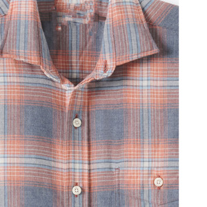 Camisa de Franela a Cuadros Antiarrugas de Algodón 100% de Punto Suave para Hombre, Camisa Informal de Manga Larga para Otoño - Product Image 5