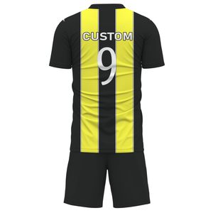 Camiseta de fútbol para hombre, camiseta de fútbol, uniforme de fútbol de manga corta, pantalones cortos de fútbol, uniformes de fútbol de entrenamiento - Product Image 4