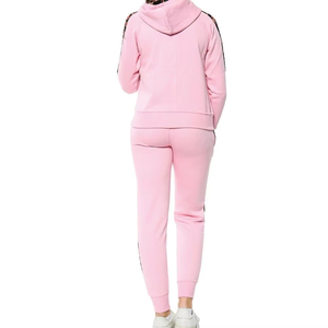 Ensemble de survêtement long uni pour femme, coupe classique, de haute qualité, conçu sur mesure, avec sweat-shirt léger pour l'automne - Product Image 2