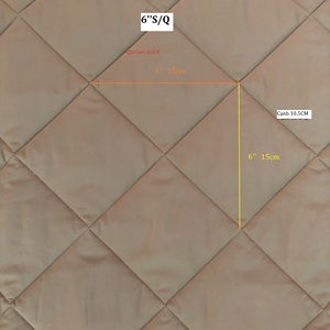 Patrón bordado acolchado cuadrado de 2 pulgadas de poliéster 100% de alta calidad para 2-5 capas respetuoso con el medio ambiente-para hoteles - Product Image 5