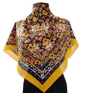 Bandana Hair Square Cheap Scarves Custom Color Digital Printing Cotton <b>Sunscreen</b> Four Seasons Fashion Best Selling Scarves - Product Image 2