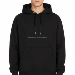 เสื้อฮู้ดผู้ชายสไตล์อินเทรนด์ เหมาะสำหรับสวมใส่ทุกวัน แฟชั่นสตรีทสไตล์ ชุดลำลอง ผ้าฝ้ายผสม - Product Image 2