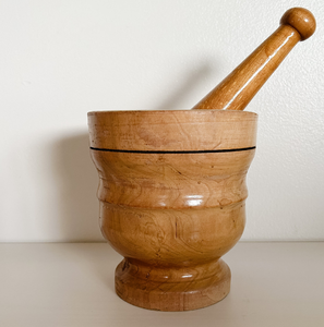 Trituradora de pimienta y mortero de madera de alta calidad, perfecta para molinillo de hierbas, ajo, especias de madera, cocina - Product Image 2