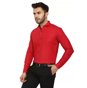 Respirant personnalisé OEM chemise décontractée pour hommes chemises boutonnées à manches longues décontracté travail chemise pour hommes - Product Image 1