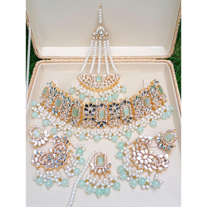 Parure de Bijoux de Mariage Style Ethnique Indien en Alliage Léger de Fabrication Professionnelle - Fabricant Pakistanais Vente en Gros - Product Image 1