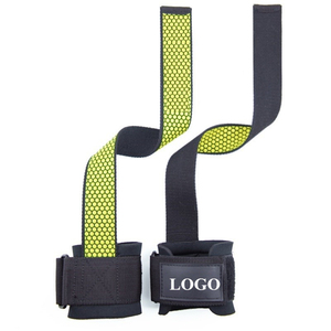 Sangles d'haltérophilie en néoprène et coton de haute qualité Logo personnalisé pour le modèle de l'industrie de la musculation et du fitness - Product Image 6