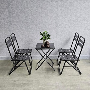 Modern Table and <b>Chairs</b> Furniture Set Outdoor Coffee Shops Furniture Garden Dining Table and <b>Chair</b> Set - Product Image 4