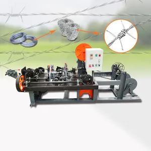 Electro galvanized wire barbed wire making machines production line