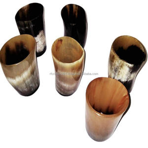 Vaso de chupito de toro Original Natural, copa para beber, regalos para él, regalos, cuerno para beber de búfalo Real, copa de vino de RF Crafts - Product Image 5