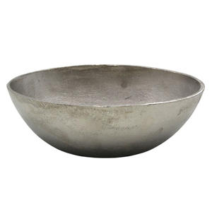 ชามเสิร์ฟพร้อมถาดอลูมิเนียมทรงกลมสีเงินนิกเกิลหยาบดีไซน์คลาสสิกสำหรับห้องครัวและบนโต๊ะ - Product Image 1