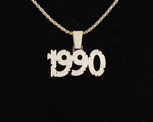 Plata de Ley 925 Iced Out Número personalizado VVS Moissanite Hip Hop Colgante Nombre Collar Joyería Diamante facetado anillo personalizado - Product Image 3