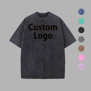 T-shirt en coton pour hommes Vintage Style d'hiver haut imprimé doux décontracté vêtements de travail quotidiens séchage rapide respirant - Product Image 4