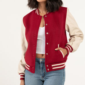 Élégant Nouveau Célèbre Arrivée À La Mode Hiver Femmes Varsity Vestes Respirant Fini Personnalisé Réversible Coupe-Vent Top Tendance - Product Image 3