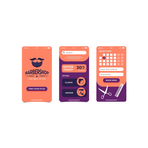 Aplikasi Salon daftar lengkap layanan disediakan bersama dengan membuat profil disesuaikan mereka bersama dengan portofolio mereka - Product Image 6