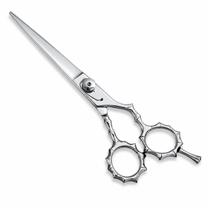 Ciseaux de coiffure professionnels en acier inoxydable pour salon, ciseaux de barbier personnalisables avec logo pour la vente en gros - Product Image 1
