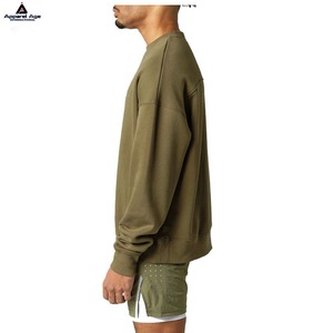 OEM Vente en gros Sweatshirts unisexes Logo personnalisé Manches longues Surdimensionné Pull à col rond pour hommes Femmes Impression numérique pour l'hiver - Product Image 4