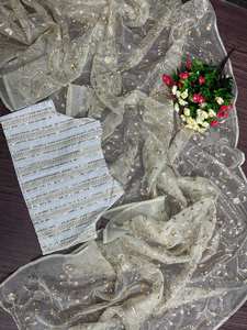 LANCEMENT DE NOUVEAUX SAREES DE TRAVAIL DE BRODERIE LOURDE AVEC CHEMISIER FANTAISIE - Product Image 5