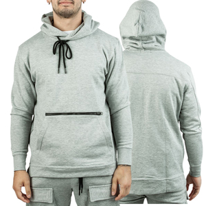 Sudaderas con Capucha de Forro Polar Personalizadas para Hombre, Estilo Urbano, para Gimnasio, con Bolsillos, de Secado Rápido y Transpirables, Servicio OEM - Product Image 1