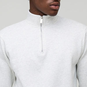 Sudadera de Manga Larga para Hombre con Diseño de Logotipo Personalizado, Ropa Casual de Color Sólido, para Compradores al por Mayor, Servicio OEM, Cuello Alto - Product Image 2