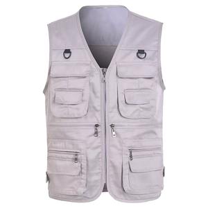 Vente en gros 100% polyester Gilet souple d'hiver pour hommes en maille polaire personnalisée Vêtements de sécurité coupe-vent - Product Image 6