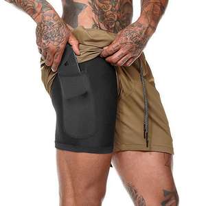 Men's Running <b>Shorts</b> Quick Dry Gym Athletic 2 in 1 Workout <b>Shorts</b> for Men <b>with</b> <b>Phone</b> <b>Pockets</b> - Product Image 3