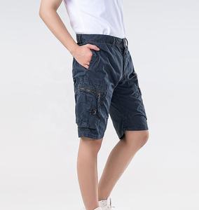 Vente chaude hommes 100% coton Cargo Shorts grande taille confortable multi-poches respirant séchage rapide été vêtements de sport de plein air - Product Image 2